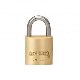 SKI - สกี จำหน่ายสินค้าหลากหลาย และคุณภาพดี | STANLEY S824-645 20mm. กุญแจสปริงทองเหลือง ห่วงมาตรฐาน (STM)
